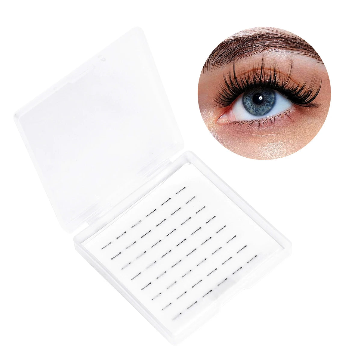 Cluster Lashes glue strip, transparent, waterproof and sweatproof