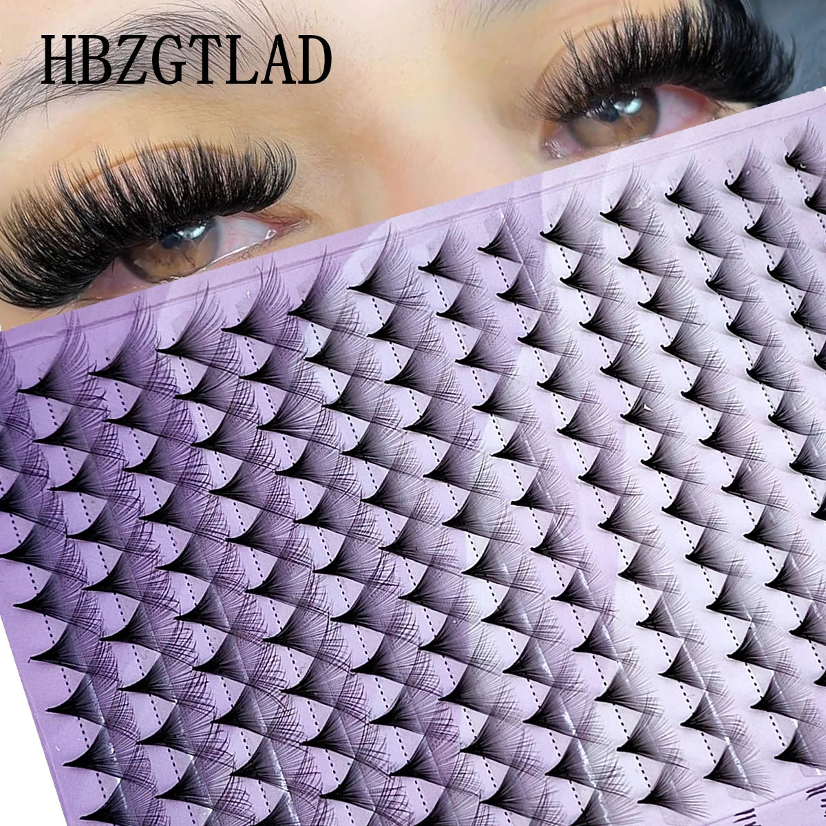 30D/40D Handmade Fans Eyelash Extensions 0.05mm Super Volume
