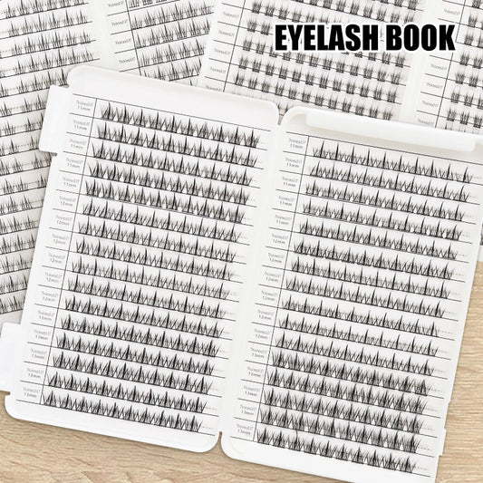 DIY Lashes Eyelash Book Clusters